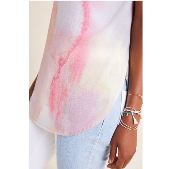 Tuscany Boatneck Tunic Pink Combo NWT XS - Picture 3 of 10